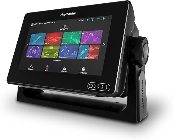 Raymarine Axiom+ 7, Multi-Function 7 Display with Lighthouse North America Chart, Black, (E70634-00-102)