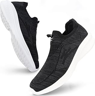 Giniros Zapatillas de Deporte Slip On Zapatillas Running Hombre Correr Jogging Caminar Bambas Gimnasio Fitness Atlético Tenis Trabajo Sneakers Ligeros Transpirables Zapatillas Deportivas Hombre