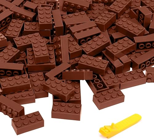 Ladrillos de construcción clásicos, 100 piezas de bloques de construcción de 2 x 4, juguetes de construcción creativos STEM compatibles con todas