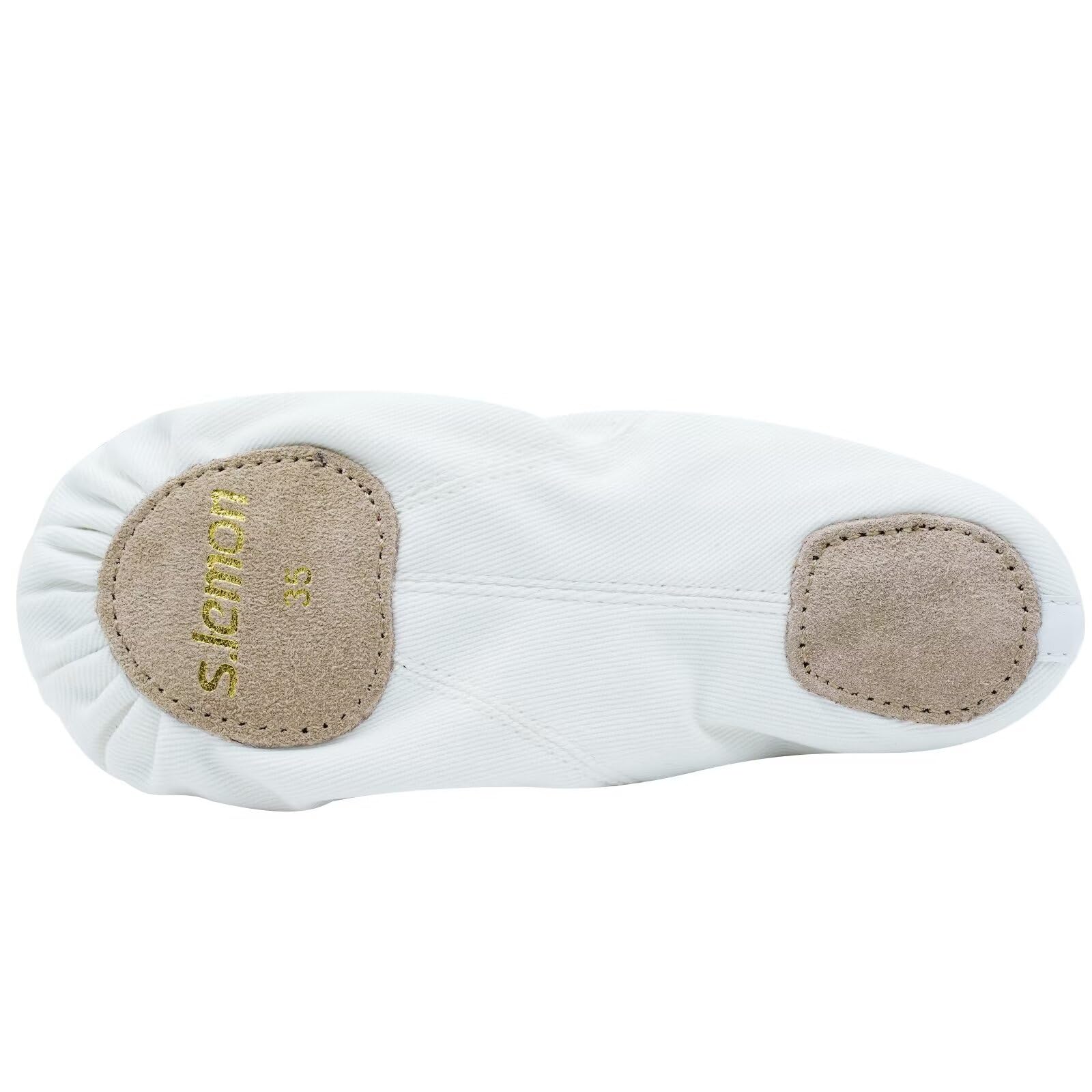 Chaussure de Ballet,Toile Élastique Semelle Fendue Chausson Ballet pour Filles Femmes