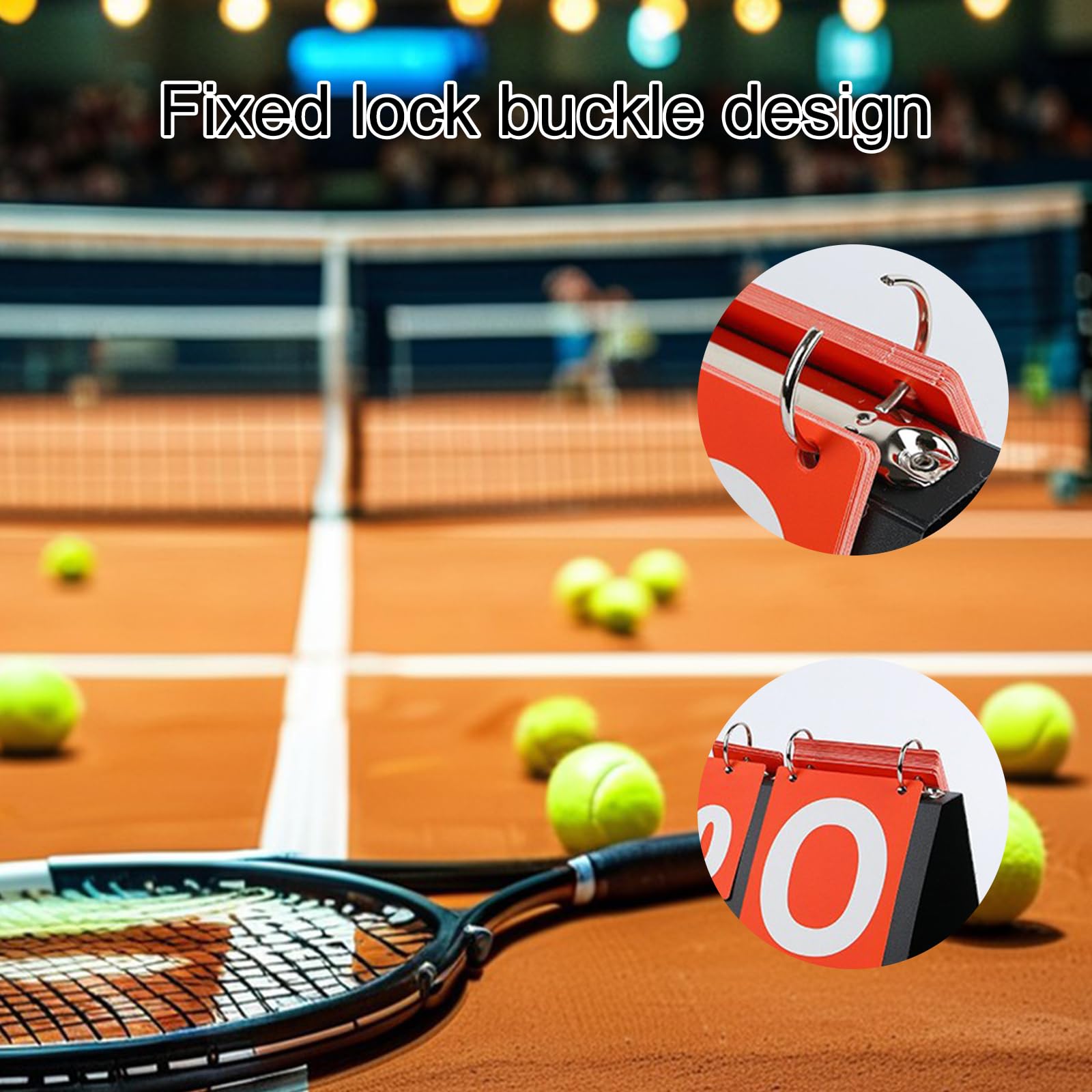 Marcador Deportivo Plegable 6 Dígitos Contador Puntos Padel Portátil