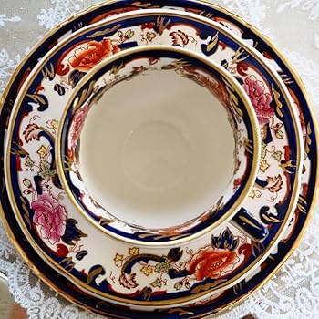 メイソンズ　ブルー　マンダレイ　ピオニー　カップ　ソーサー　プレート　2客セット メイソンズMason's ブルーマンダレイ カップ＆ソーサーB F9