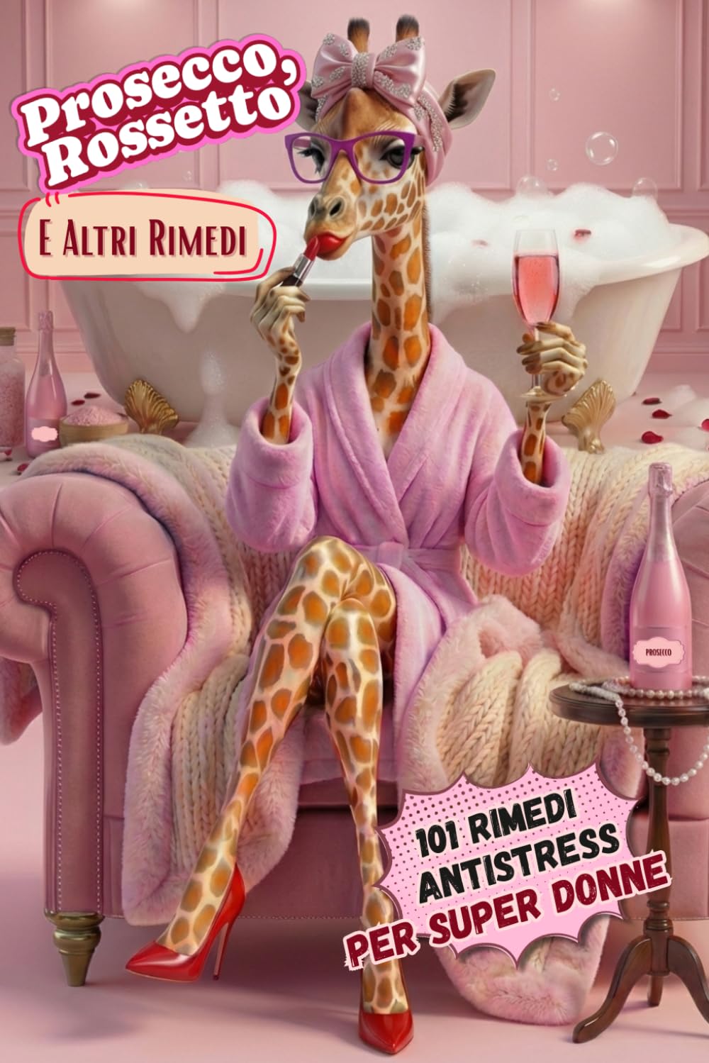 Prosecco,Rossetto E Altri Rimedi!: 101 rimedi antistress (e risate) per super donne! Per quei giorni in cui sembra andare tutto storto, ma il rossetto resta al suo posto!
