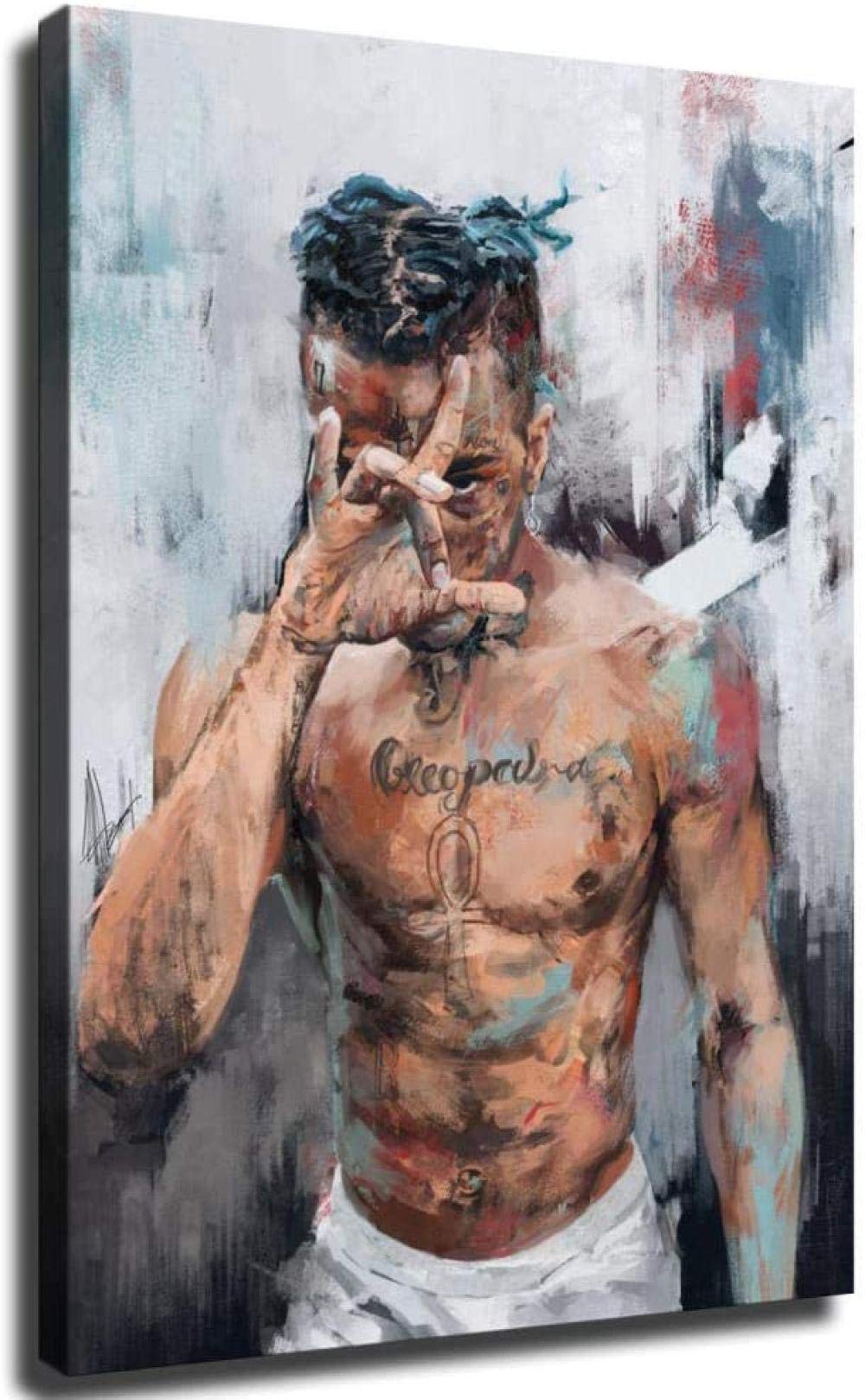 Xxxtentacion Poster Canvas Art Poster and Wall Art Picture Print Modern Family Bedroom Decor Posters
