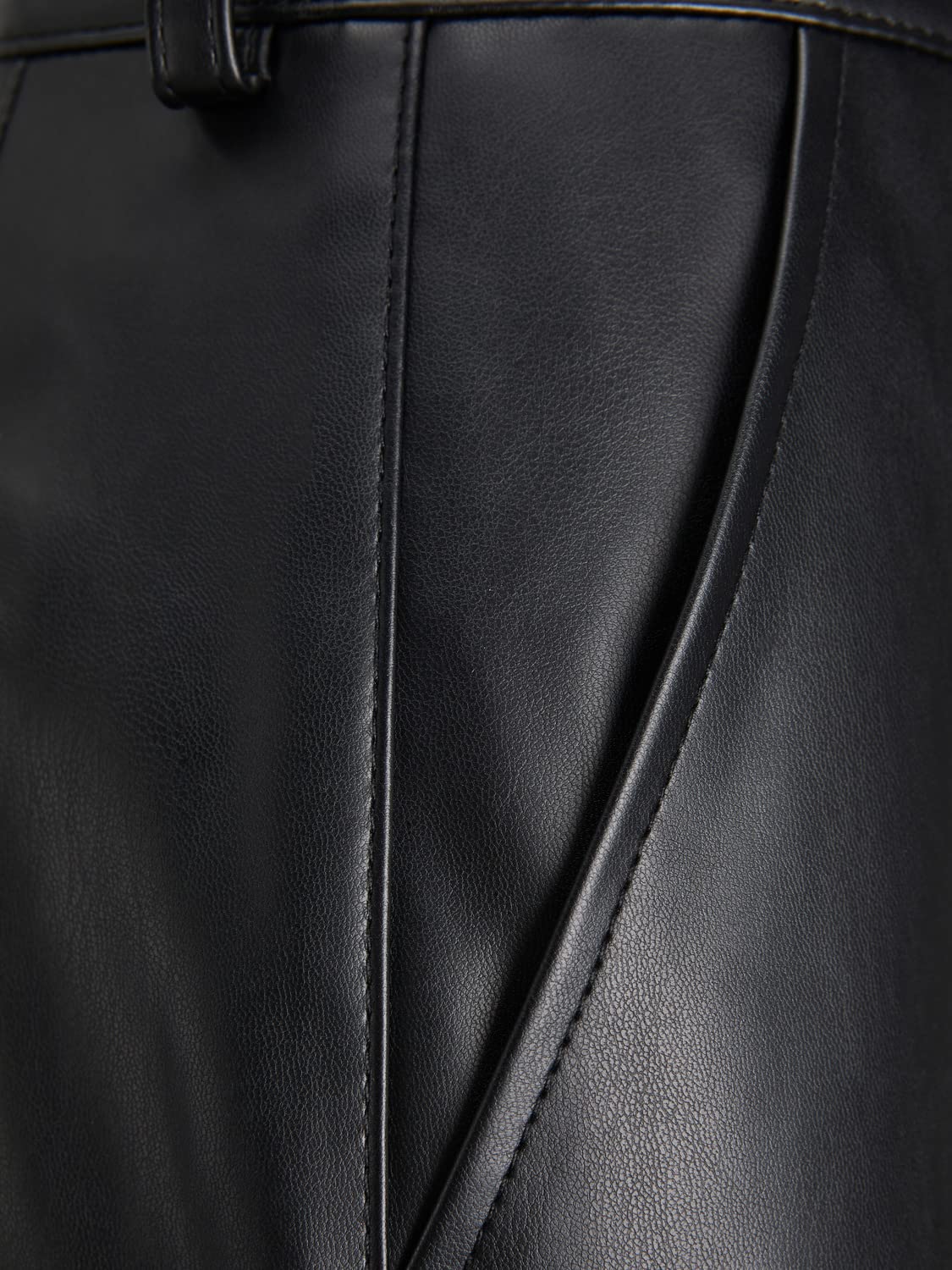 JJXX Damen Hose Jxmary Hw Faux Leather Pants Noos