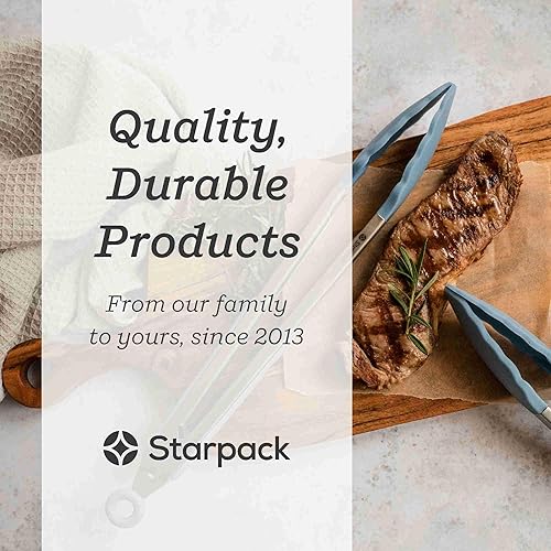 Miniatura 5 de Starpack 'Get a Grip' Pinzas de cocina de silicona para cocinar (2 piezas)  Pinzas para barbacoa resistentes al calor hasta 600 F  Utensilios de