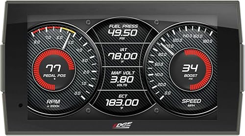 Miniatura 5 de Edge Products CTS3 84130-3 Pantalla táctil OBD2 Monitor Scanner & EGT Kit de pirómetro de sonda 98620 compatible con vehículos de 1996 y más