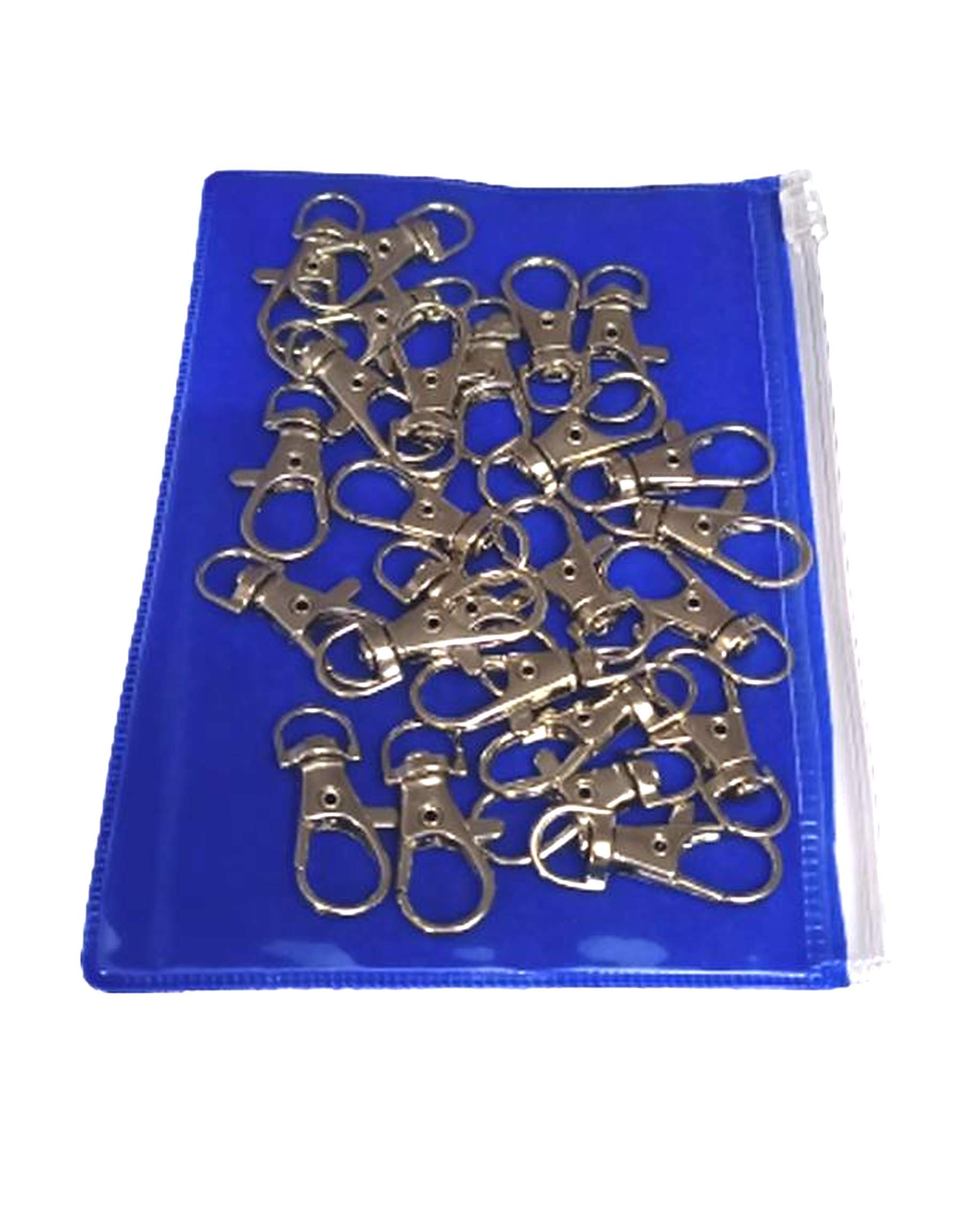 A2S2 BSET MATEL 25pcs Stainless Steel 316 Webbing Bag Trigger Swivel Lobster Clasps Clips Snap Hooks Weave Paracord Lanyard Buckles Snap Hook Dog Hook