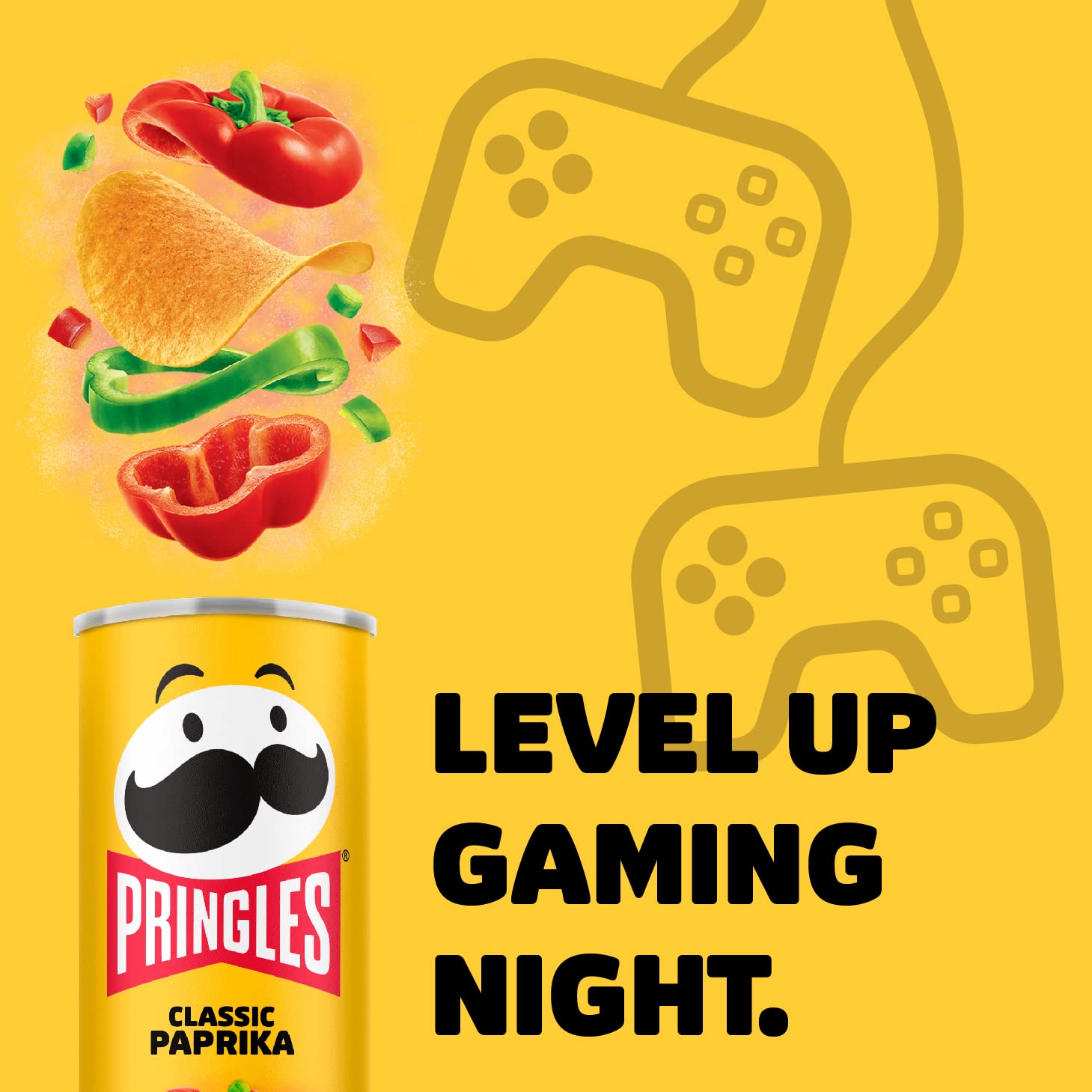 Pringles Classic Paprika | Paprika Chips | 19er Vorratspackung (19 x 200g)