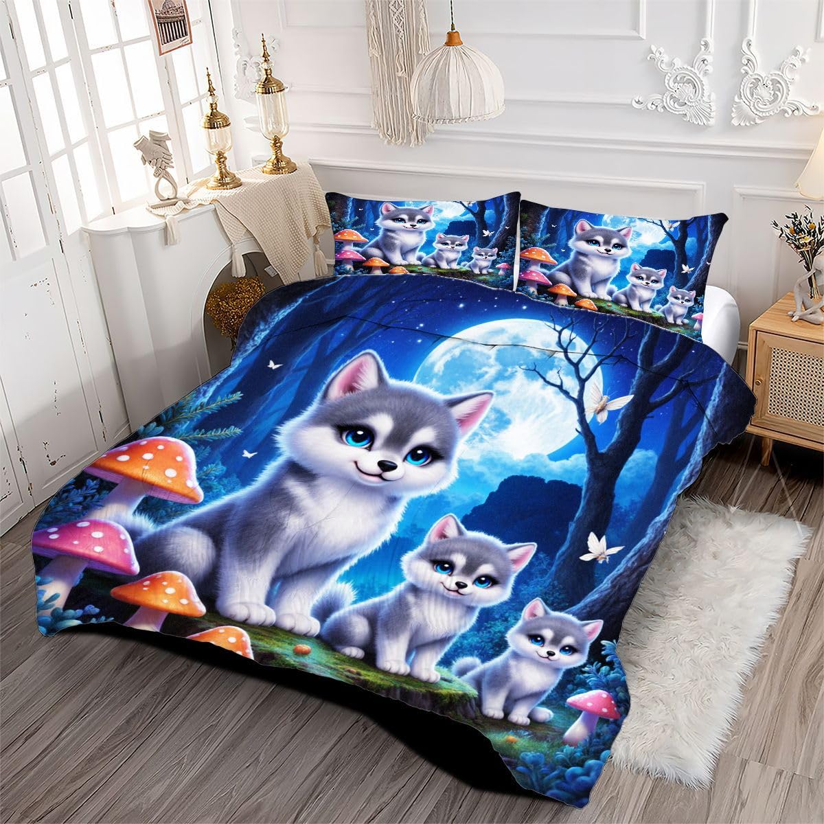Edredón Extra Grande 180x200 | Animales Dibujos Animados, Confeccionado con Tejido de Microfibra Relleno de Algodón 200 gsm, Amplio y Muy Cómodo, Ideal para Familias A72