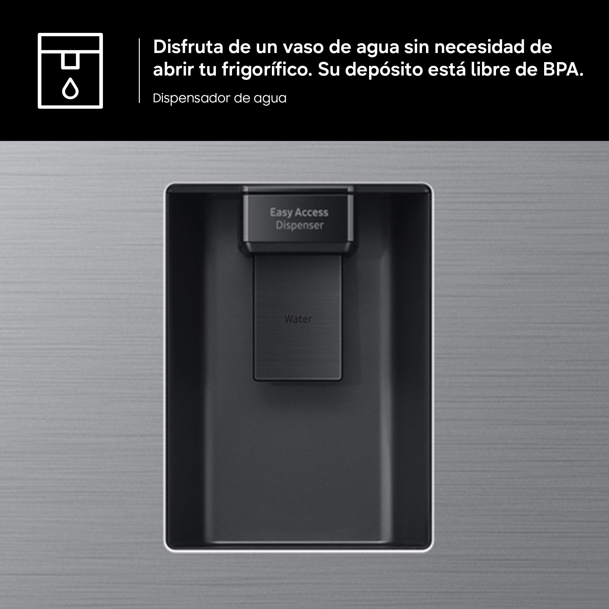 Samsung Frigorífico French Door AI 177.5cm Twin Cooling Plus™ 495L Clase E Inox RF50C530ES9/EF