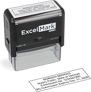 ExcelMark Notary Stamp for All 50 States - Official State Seal - Vermont