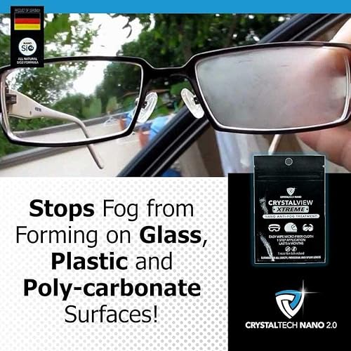 Miniatura 7 de Tratamiento de limpieza antivaho para gafas, gafas, máscaras y viseras, paño reutilizable, protección contra la niebla de gafas para el trabajo,