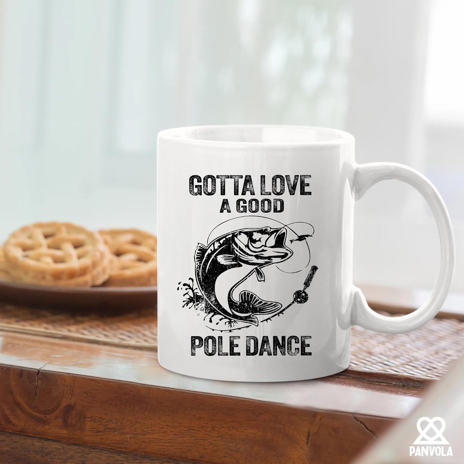 Gotta Love A Good Pole Dance Funny Fishing Gifts For Men Dad Husband Boyfriend Fisherman Ceramic Mug 11 oz White - Image 5