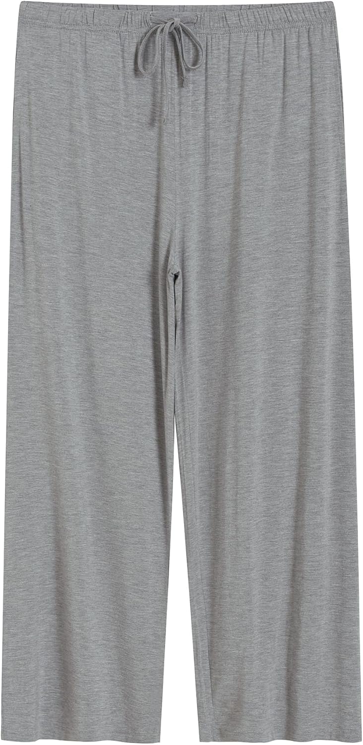 Latuza Women's Petite 2 Piece Pj Lounge Set Petite Length Top Wide Leg Pants - Image 3