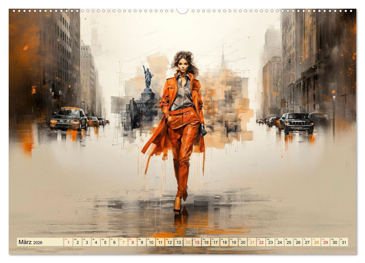 Mode Welt (hochwertiger Premium Wandkalender 2026 DIN A2 quer), Kunstdruck in Hochglanz: Die schönste Mode der Welt