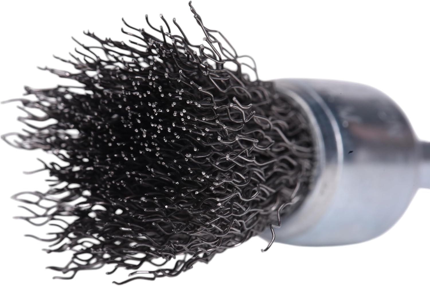 Century Drill & Tool 76203 Coarse Crimped Wire End Brush, 3/4" – Removes Rust, Paint, Weld Spatter, Ideal for Recessed Areas, Pipes, and Spot Cleaning