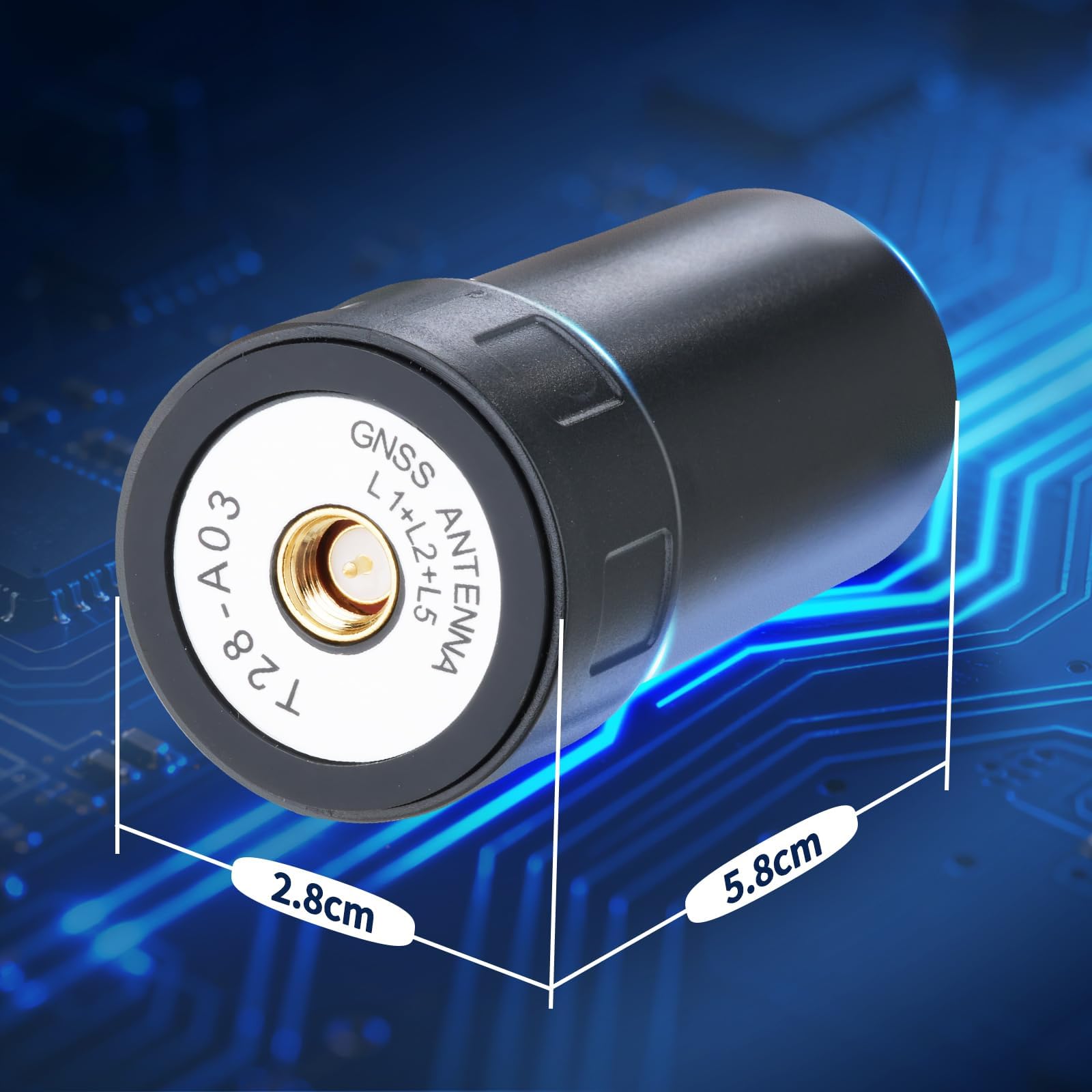 Bingfu Antenna Elicoidale GNSS SMA GPS BeiDou GLONASS Galileo Doppio LNA 28dB IP65