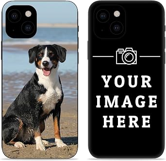 Custom Phone Cases for iPhone 17 16 15 14 13 12 11 8 7 6 6S Pro/Max/Plus/Air/Mini/XR/X/Xs/SE Personalized Customized Photo Image Picture Text TPU Phone Cover Gift for Friends Family US Shipping