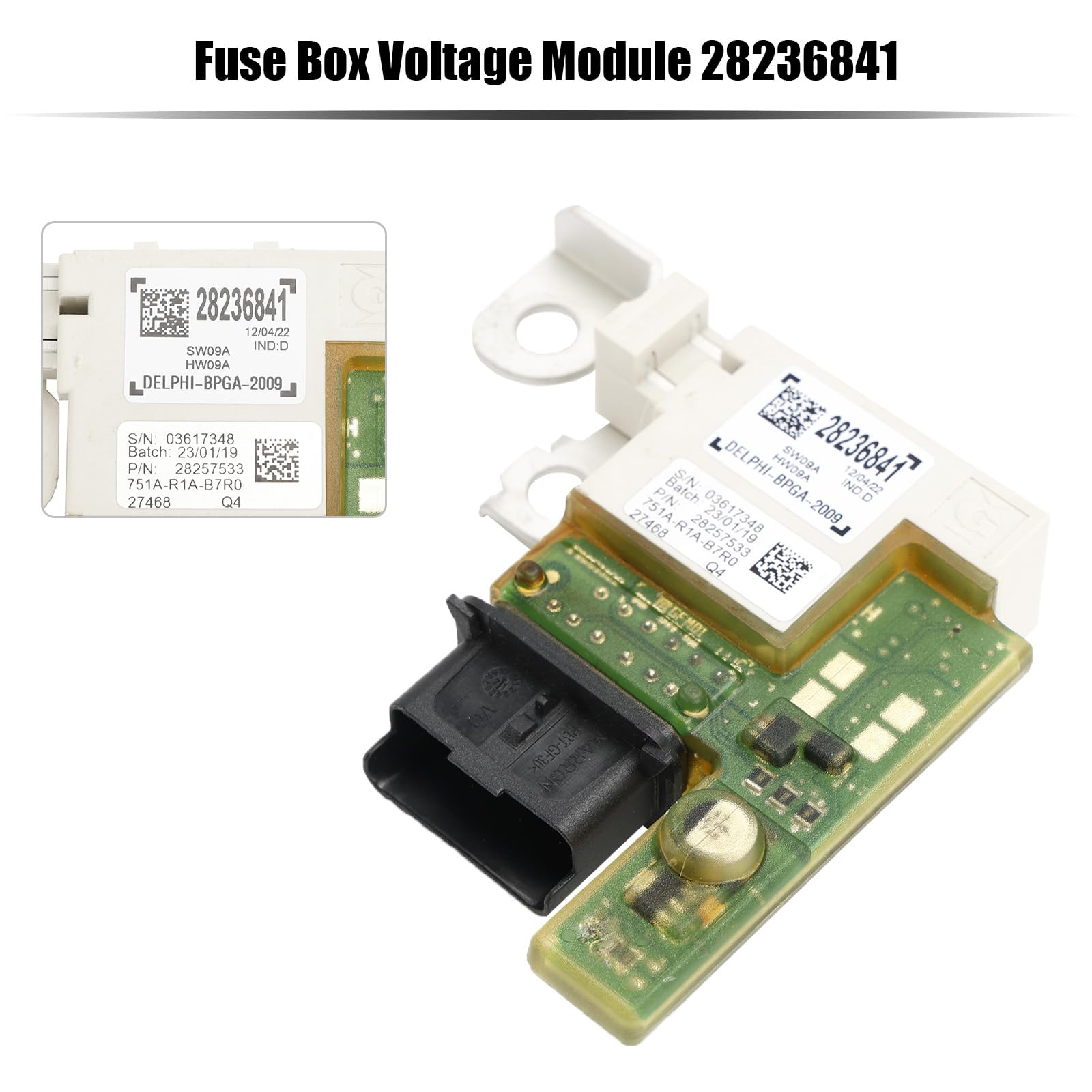 Areyourshop Fuse Box Voltage Module 28236841 for Citroen C4