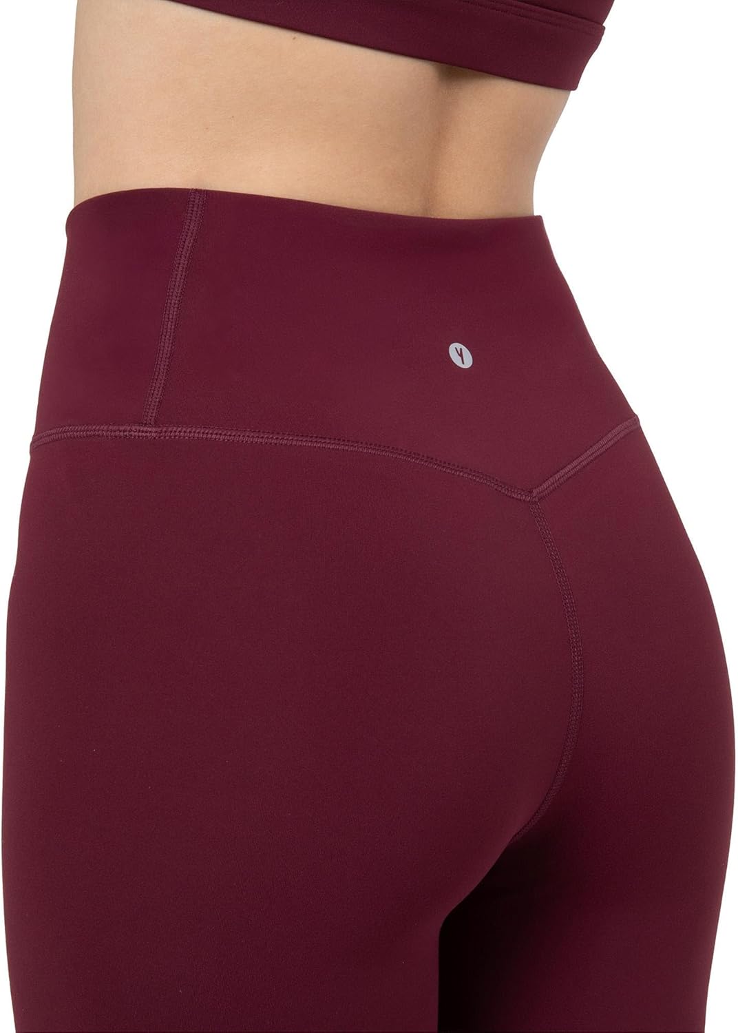 YITTY Active High Waist Crossover Flare Leggings for Women – Buttery Soft Yoga Pants, V-Shape Waistband, No Side Seam - Image 4