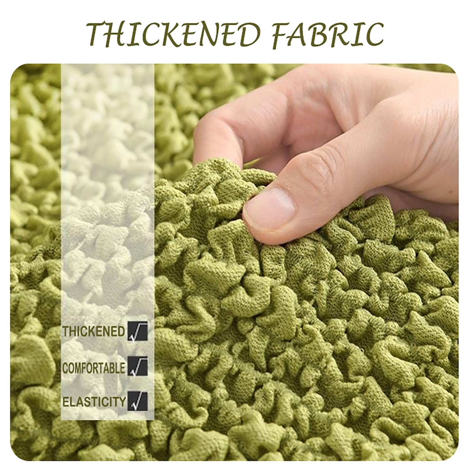 Coprisedie Da Pranzo Con Texture 3D, Set 4, Proteggi-sedie Lavabili(Grey 6pcs)