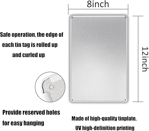 Miniatura 2 de Letrero de metal Top Gun Maverick decoración militar retro para entusiastas de la aviación, 12 x 8 pulgadas