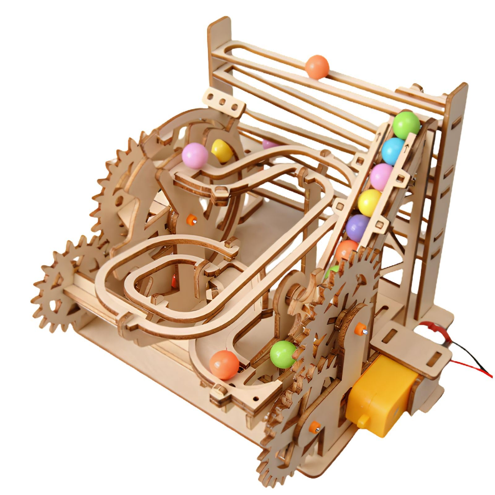Amazon | Marumistone 【保育士監修】立体パズル 木製 3D マーブルラン