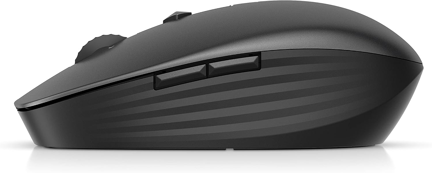HP Wireless Multi-Device 635M Mouse - Travel Mouse - Wireless - Bluetooth - Black - USB - 4 Button(s)