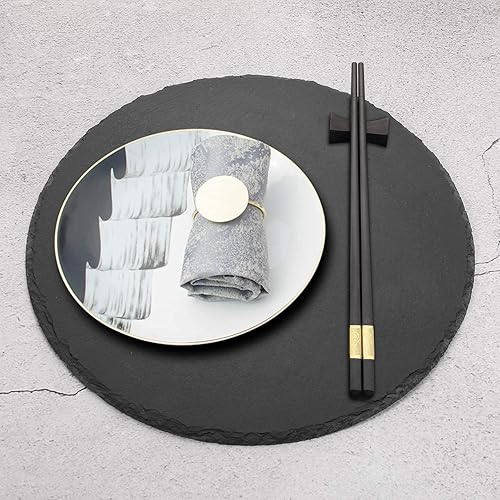 Vista 20 de Hiware Juego de 10 palillos reutilizables de fibra de vidrio, antideslizantes, estilo japonés, aptos para lavavajillas, 9.5 pulgadas Varios