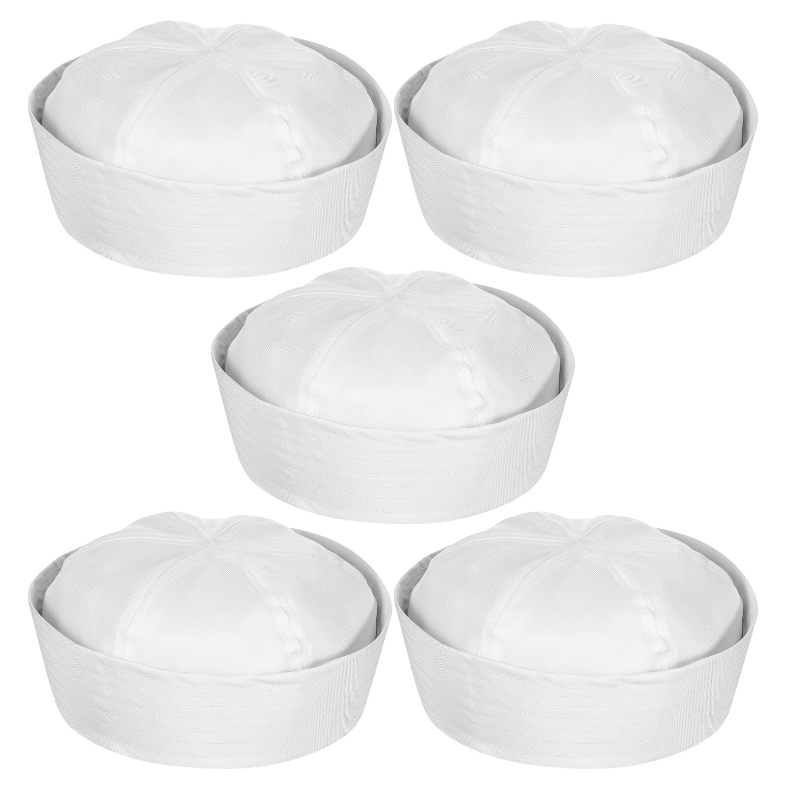TOYANDONA Cappello da Marinaio Classico 58cm Adulto, 5 Pezzi, Poliestere