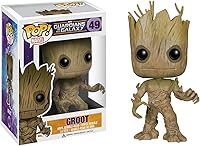Vista 2 de Funko POP Marvel: Guardianes de la Galaxia, Groot Vinyl Bobble, Cabeza