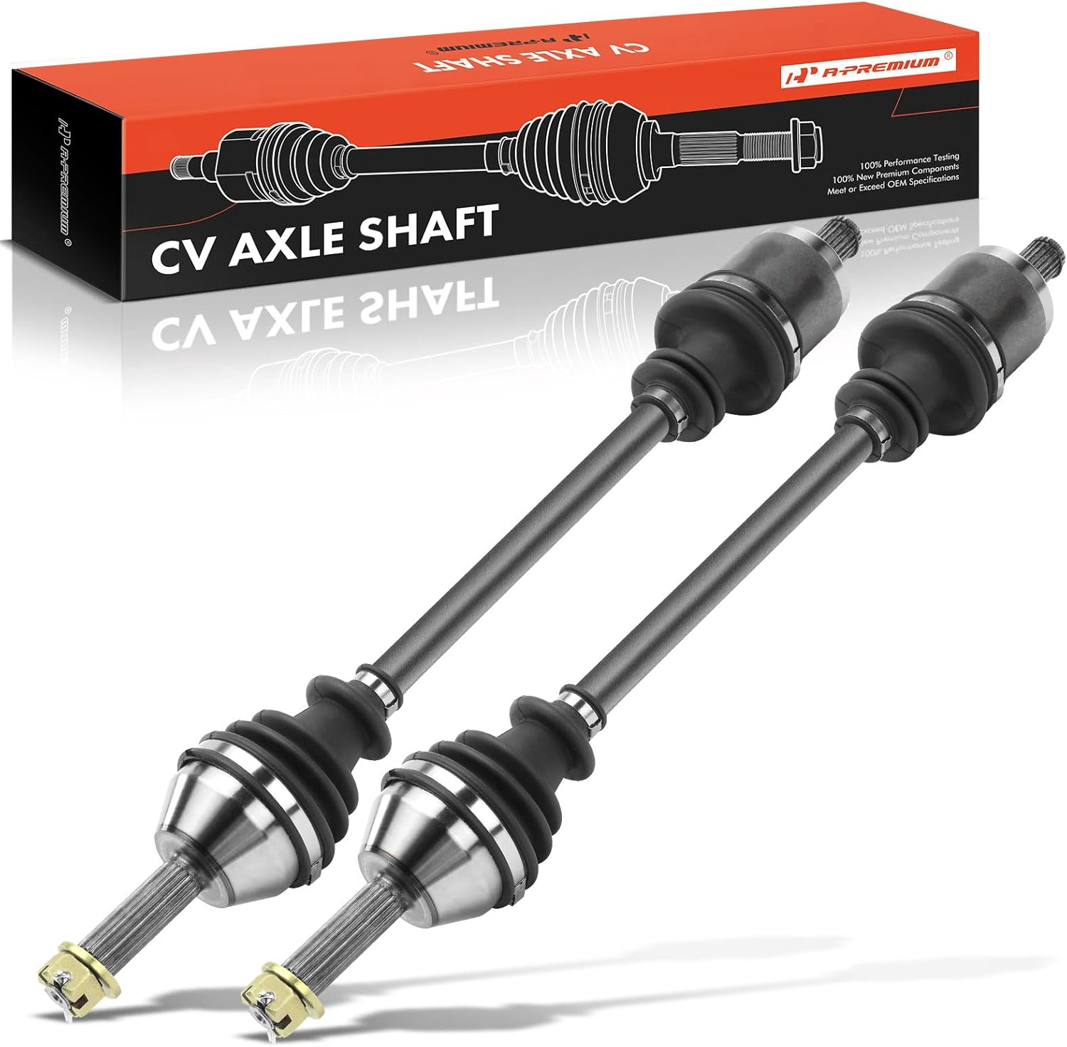 A-Premium Pair (2) Front CV Axle Drive Shaft Assembly Compatible with Polaris Ranger 4x4 500/XP 700 2005-2007, Ranger 6x6 700 EFI 2006-2007, Ranger 4x4 700 2007, Left and Right Side, Replace# 1332423