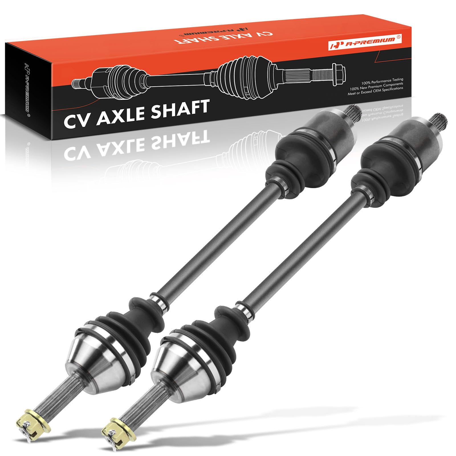 A-Premium Pair (2) Front CV Axle Drive Shaft Assembly Compatible with Polaris Ranger 4x4 500/XP 700 2005-2007, Ranger 6x6 700 EFI 2006-2007, Ranger 4x4 700 2007, Left and Right Side, Replace# 1332423