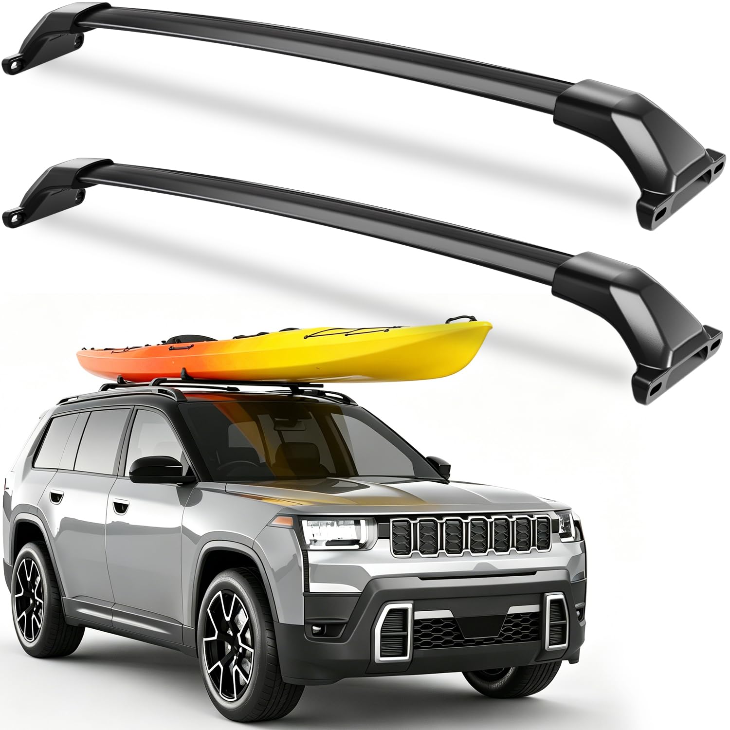 KINGGERI 300lbs Roof Rack Cross Bars for Jeep Cherokee 2026