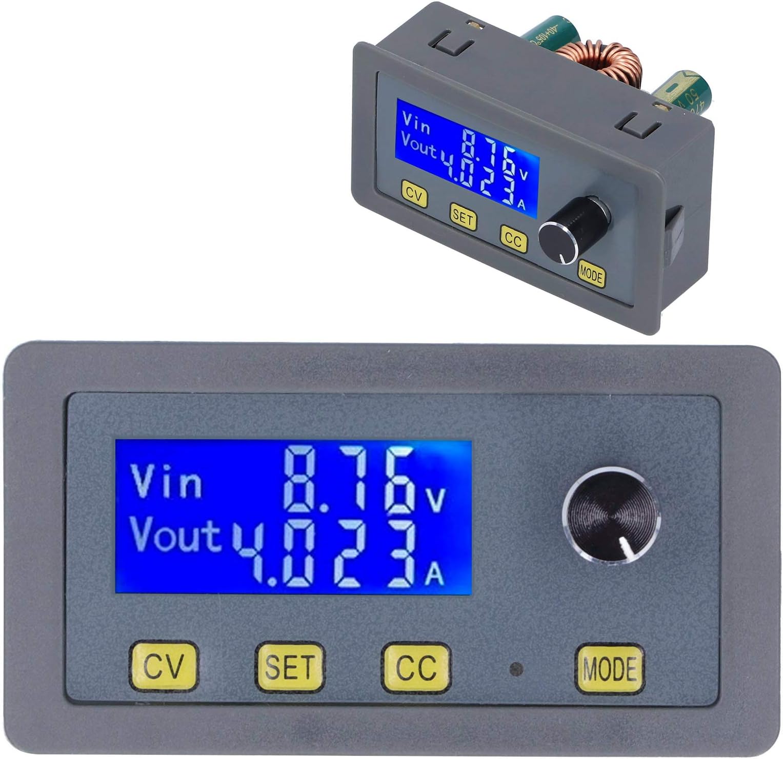 Power Supply Module, Professional 5A DC Adjustable Step-Down Power Supply Module, Step Down Stabilized Power Supply, Constant Voltage Current Buck Power, Voltage Current Power Module