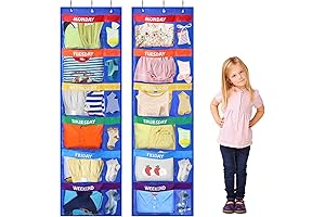 Weekly Kids Clothes Organizer: Effortless Closet Storage for Busy Families