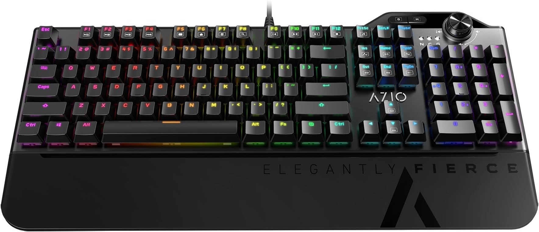 Azio MGK L80 Mechanical Gaming Keyboard (Brown K-Switch/RGB Backlight) MGK-L80-01