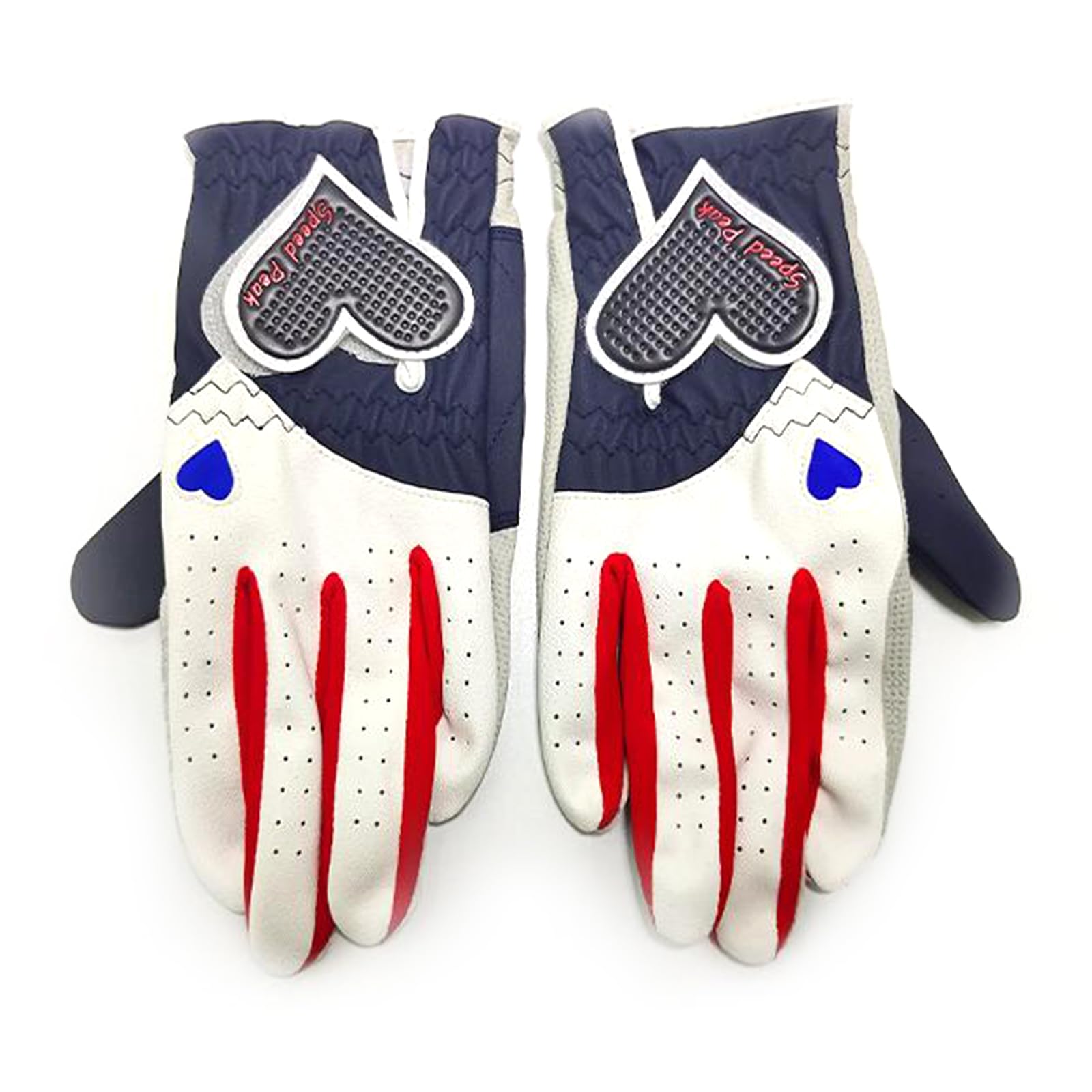 1 Paar Damen-Handschuhe, PU-Leder, für Links- oder Rechtshänder, fast wetterfest, rutschfest, flexibel, Golf-Handschuhe