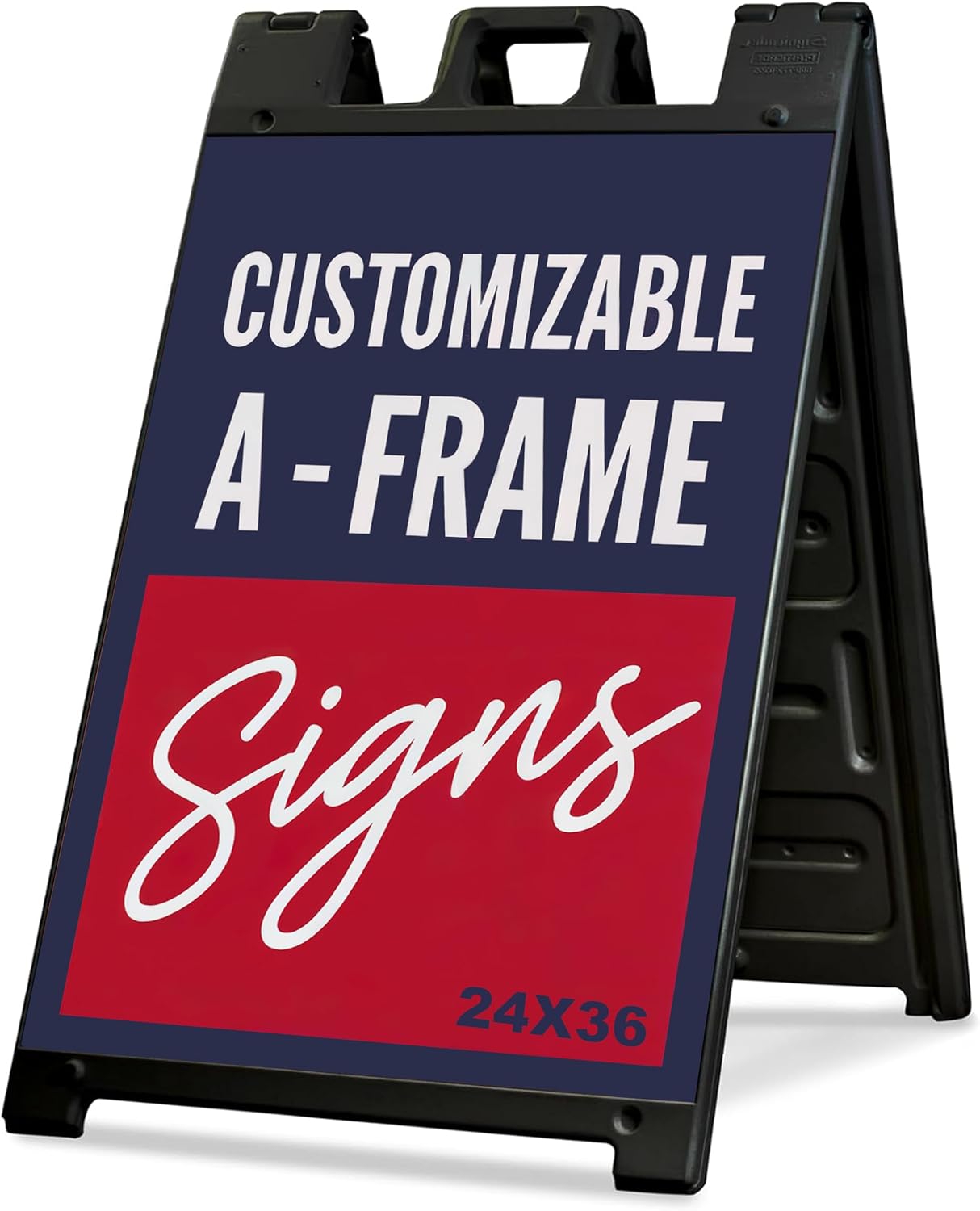 Amazon.com : Customizable A-Frame Sign 24"x36" – Double-Sided ...