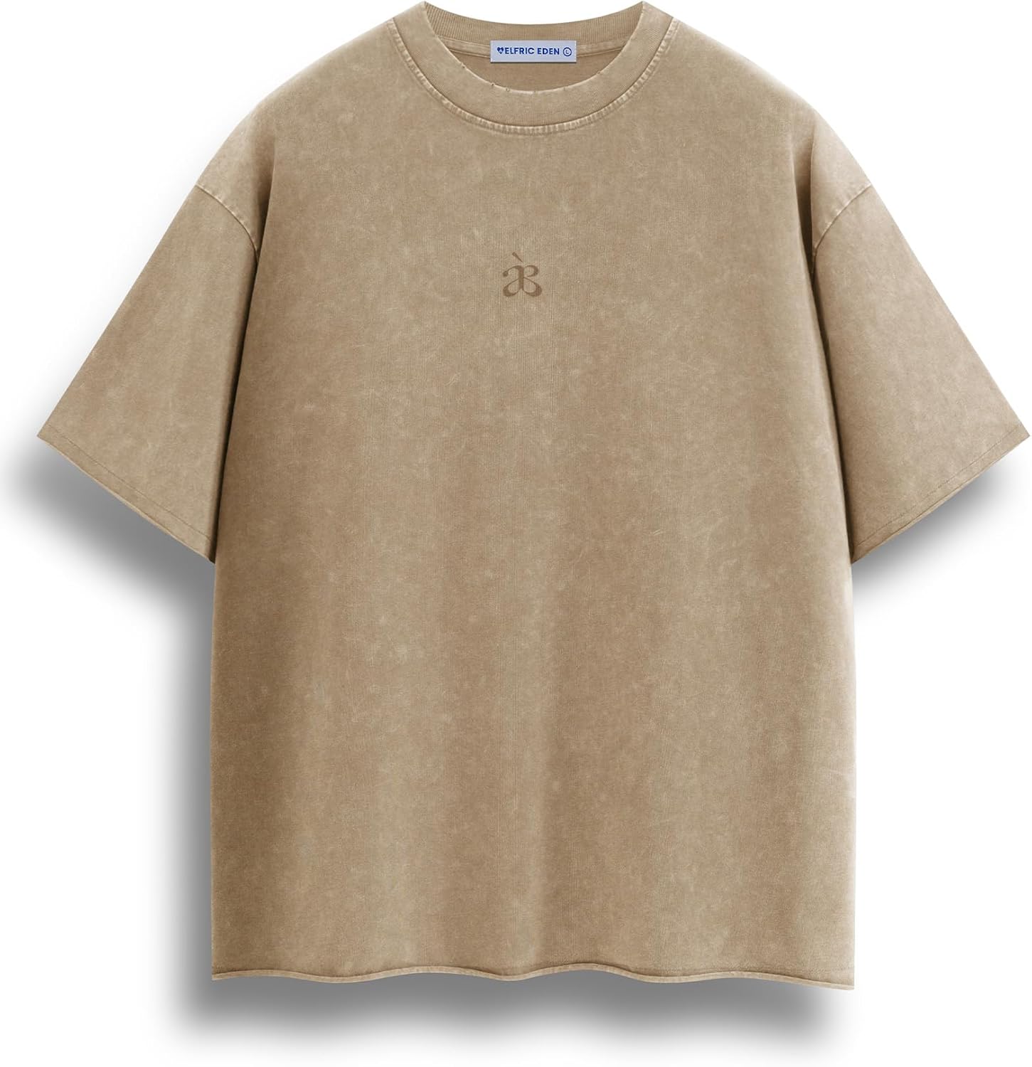 Aelfric Eden Mens Oversized T Shirt Heavyweight Cotton Shirts Washed Vintage Tees Short Sleeve Tops
