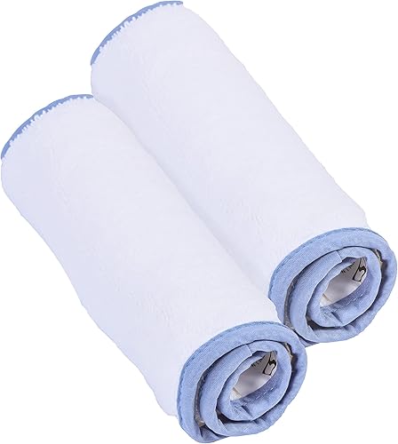 Sun Joe STM30E-TOWEL-2PK - Toallas de repuesto para vapor resistente STM30E, blancoazul cielo