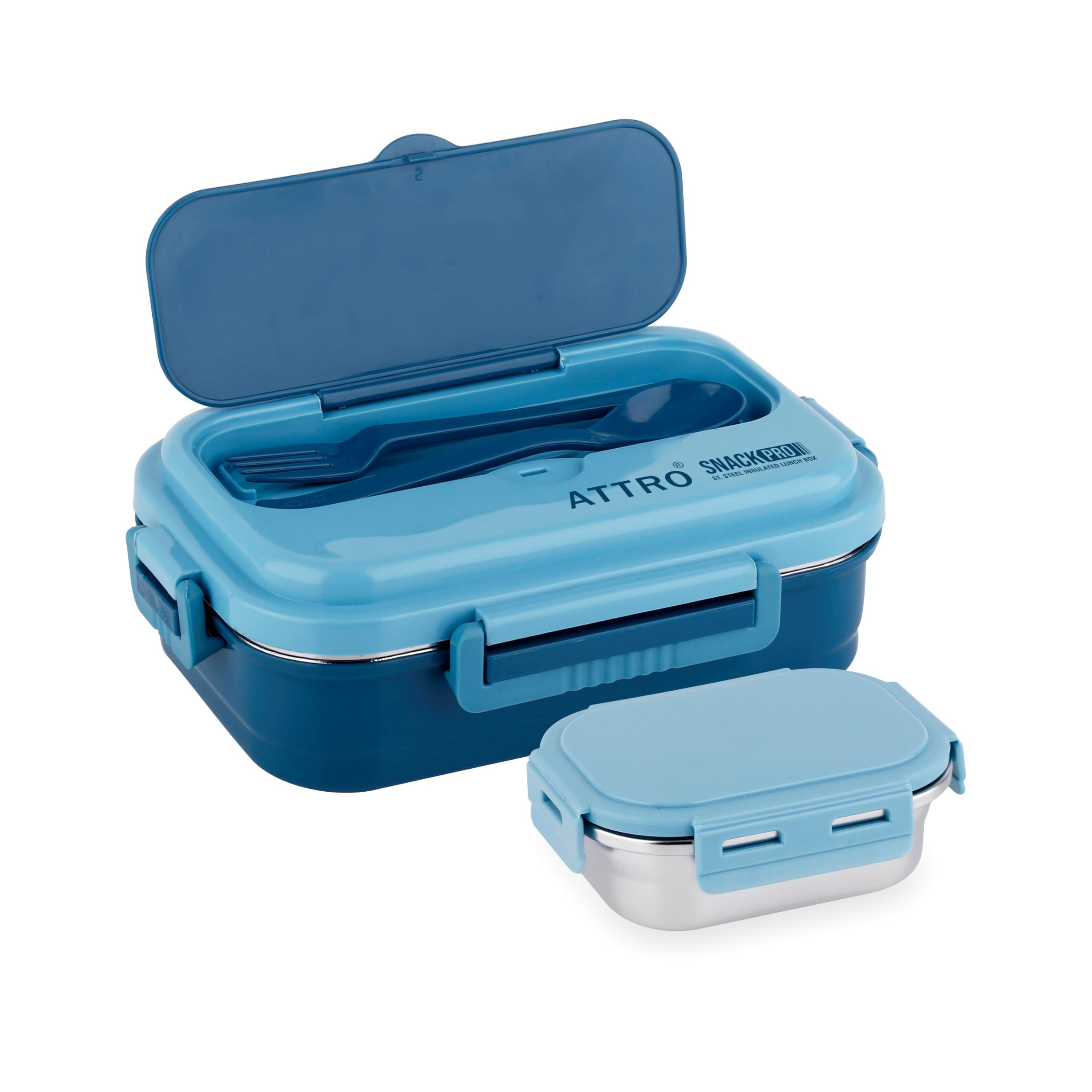 ATTRO SnackPro Lunch Box - Insulated & Leakproof -8