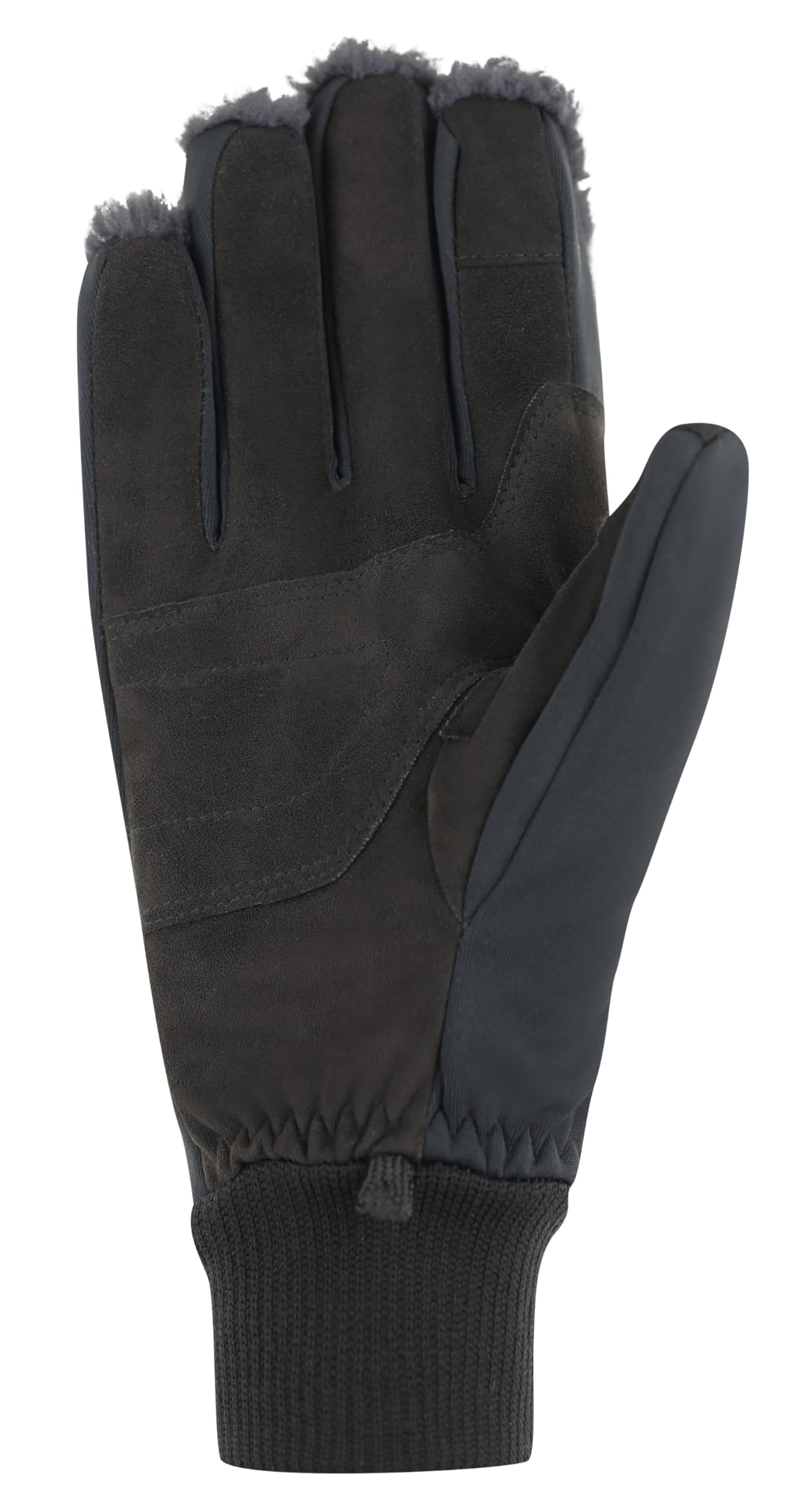 Roeckl Sports Reithandschuh NEUBERG, Outdoor Winter Handschuh, Anthrazit, Größe 6-11