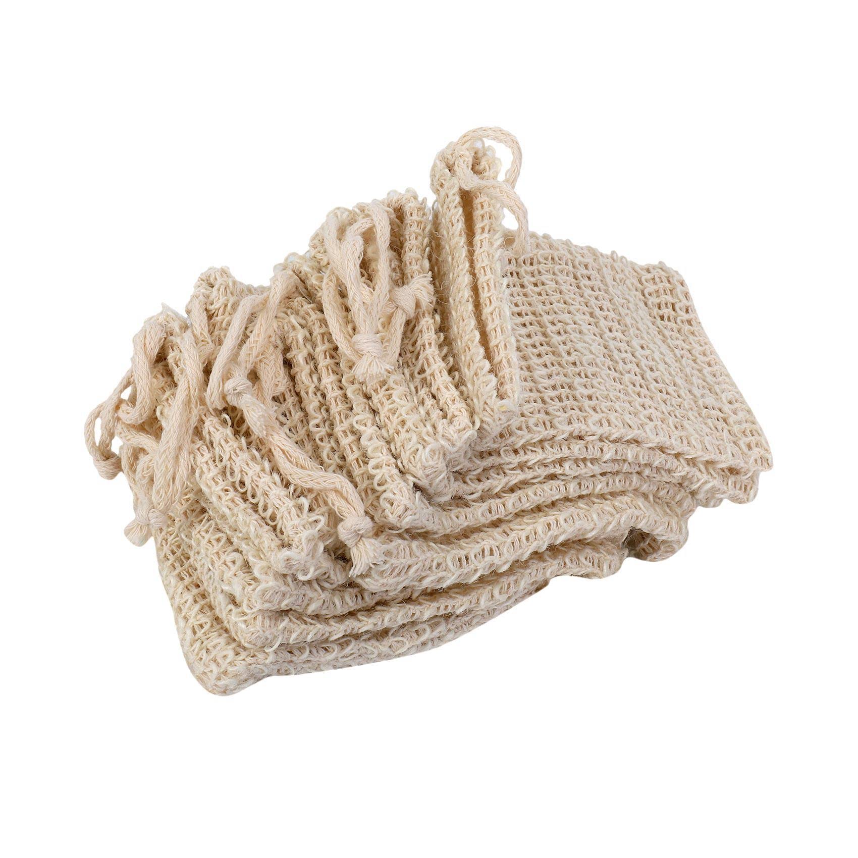 Seifensäckchen aus natürlichem Sisal, 100 Stück
