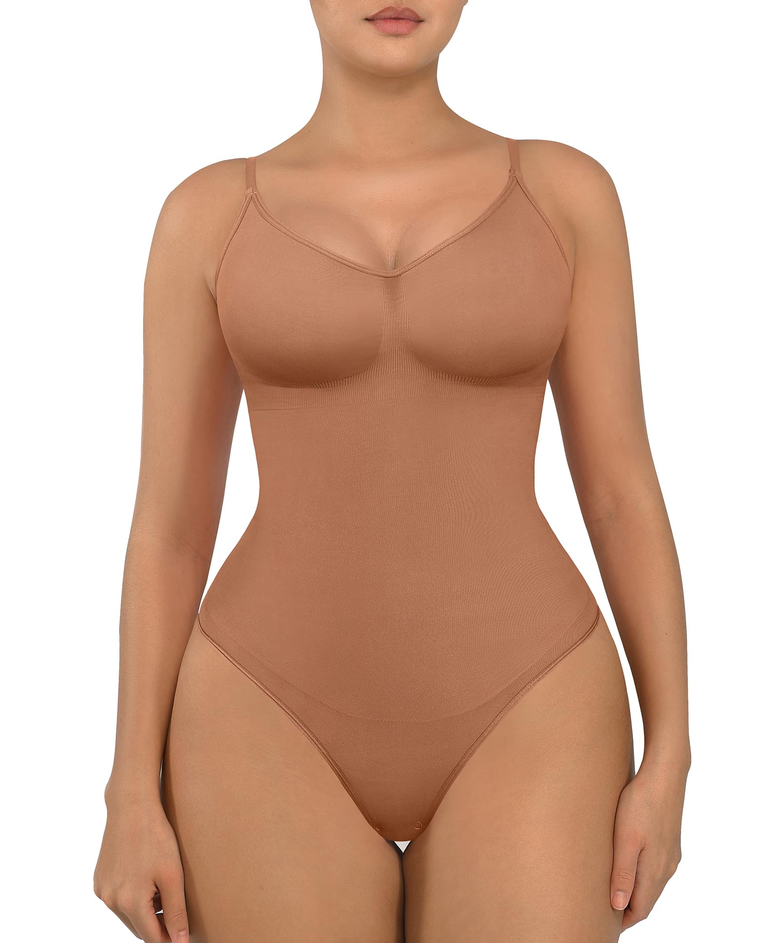 FeelinGirl Shapewear Bodysuit Tummy Control for Women Seamless Body Shaper