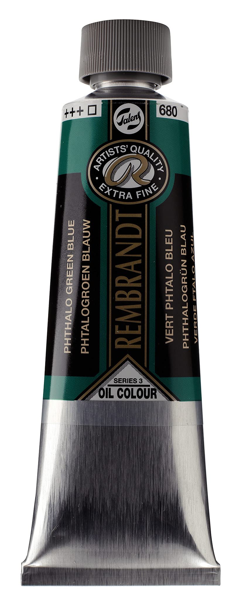 Peinture à l'huile Rembrandt bleu et vert oxyde de chrome tube taille unique