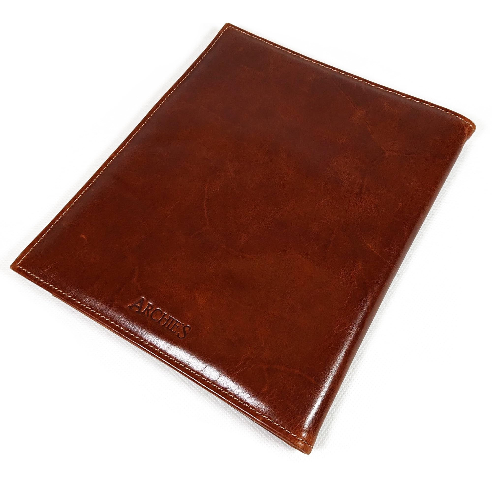 Archie's Calligraphy Notebook Leather Cover. B5 Genuine Leather Journal Cover with Pen Holder and Pockets