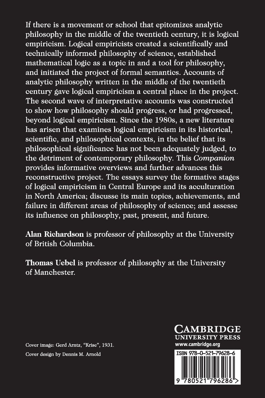 The Cambridge Companion to Logical Empiricism (Cambridge Companions to Philosophy)