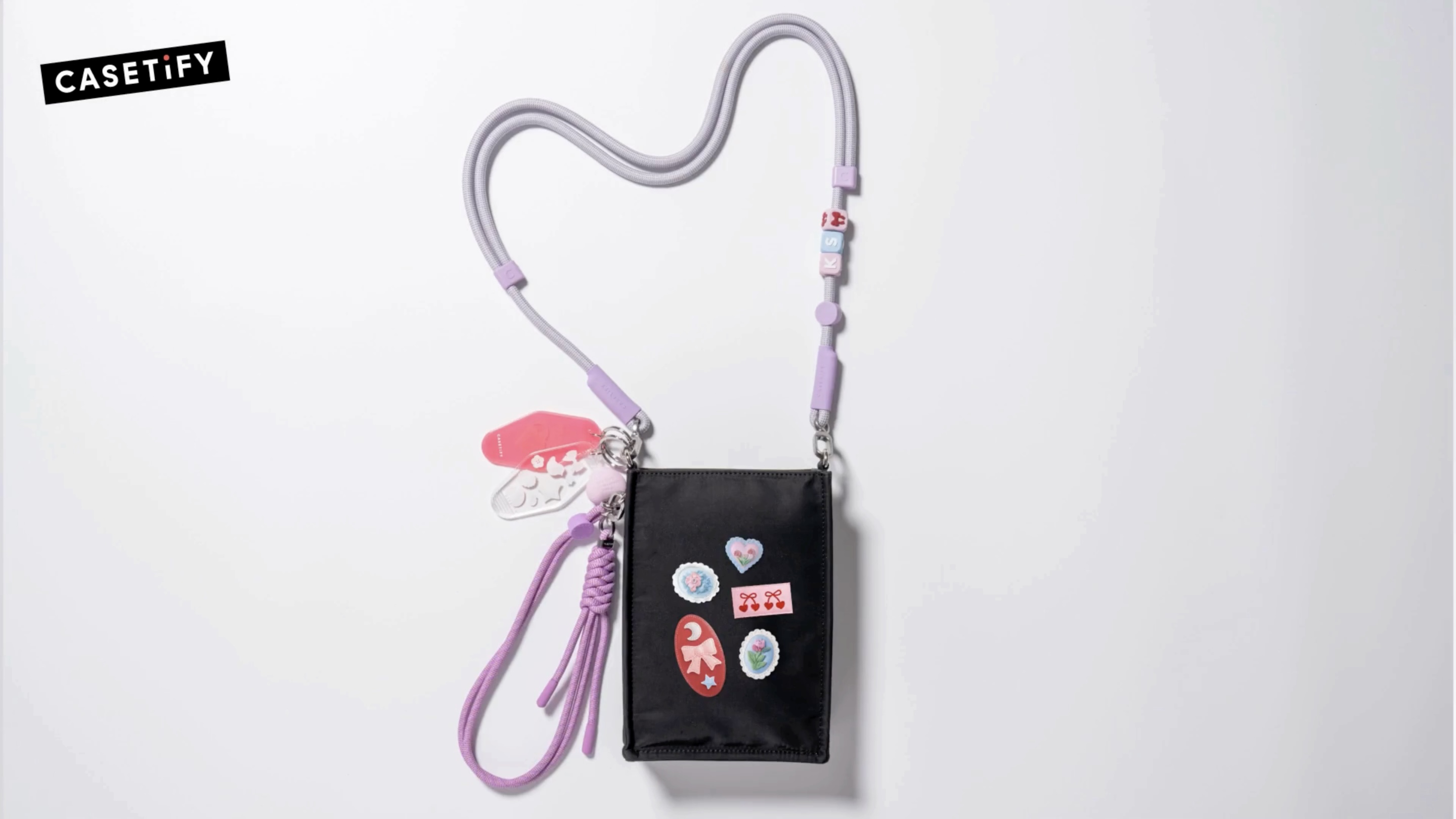 CASETIFY × WDS SEA PHONE SLING Amazon.com: CASETiFY 8mm Rope Cross-body Strap with Card - Blue